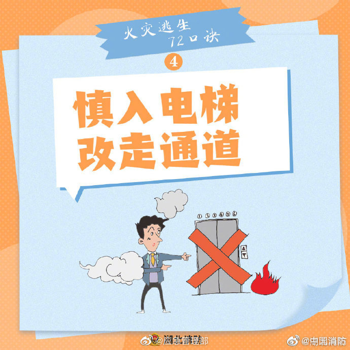 【火災(zāi)逃生怎么辦？牢記“72字”消防口訣】